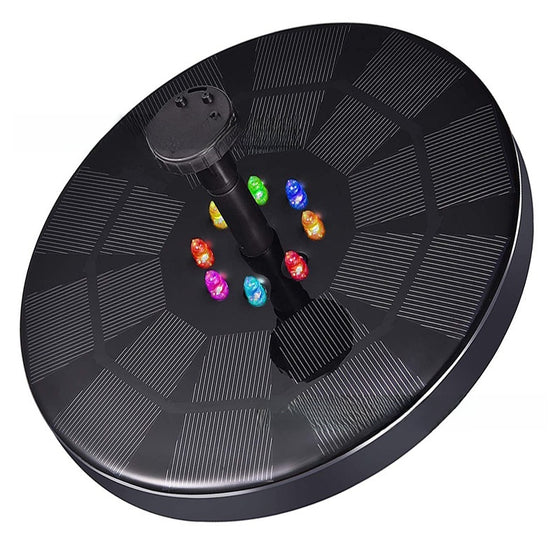 Solar Powered Floating Fountain Pump with LED Lights Garden & Outdoor product image 5