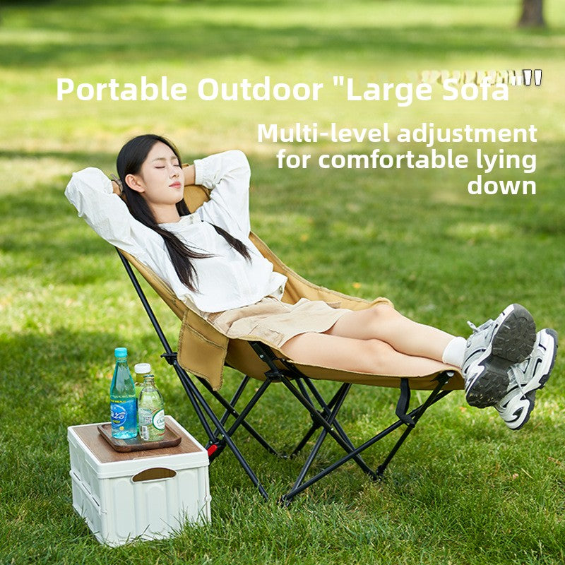 Adjustable Reclining Folding Camping Chair