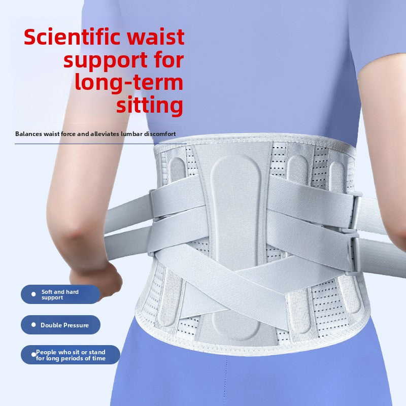 Lumbar Support Belt with Steel Plates