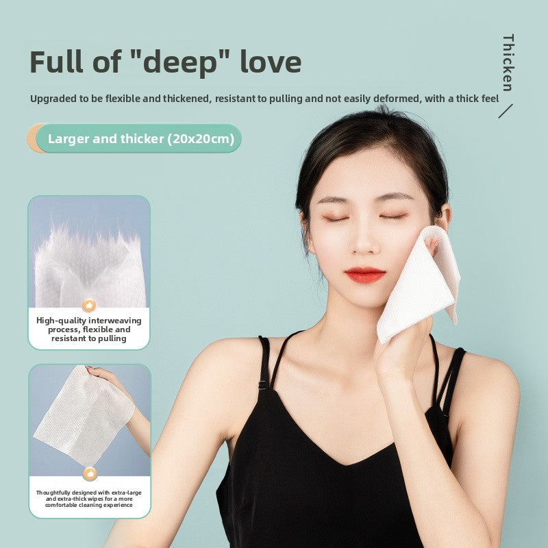 Disposable Pearl Pattern Facial Cleansing Towels