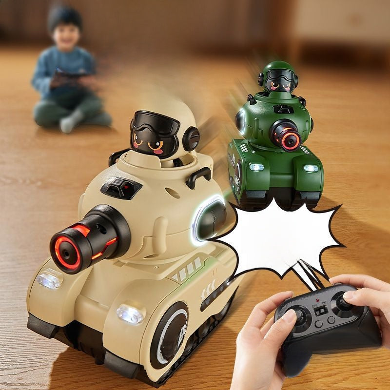 Electric Remote Control Battle Tank with Infrared Drift Function