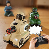 Electric Remote Control Battle Tank with Infrared Drift Function