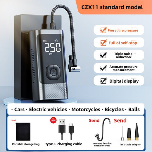 Wireless Car Tire Inflator with Digital Display image 5