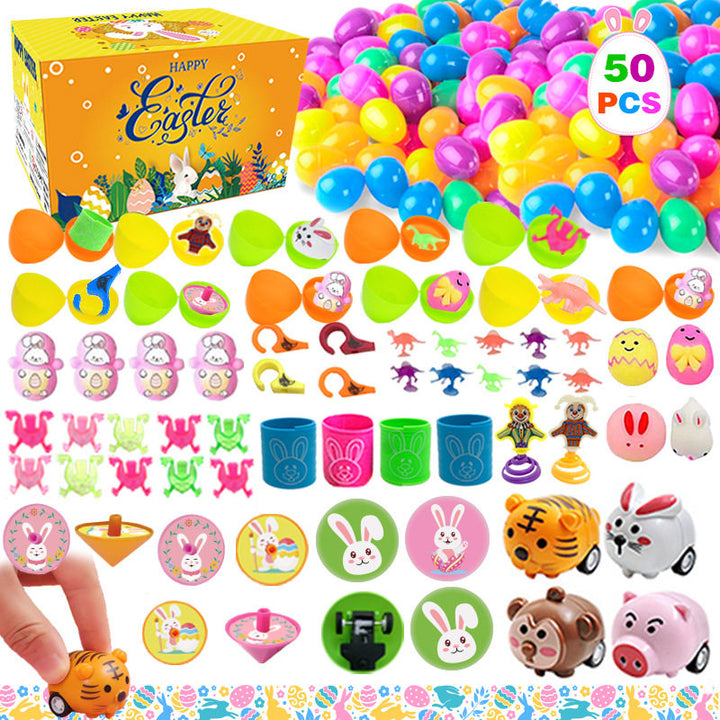 Easter Surprise Eggs with Hidden Toys for Children