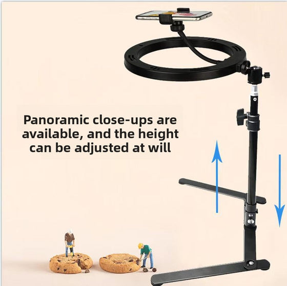Adjustable Phone Live Streaming Stand with Fill Light Phone Accessories product image 1