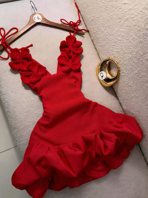 Floral Strap Holiday Dress Clothing & Accessories product image 4