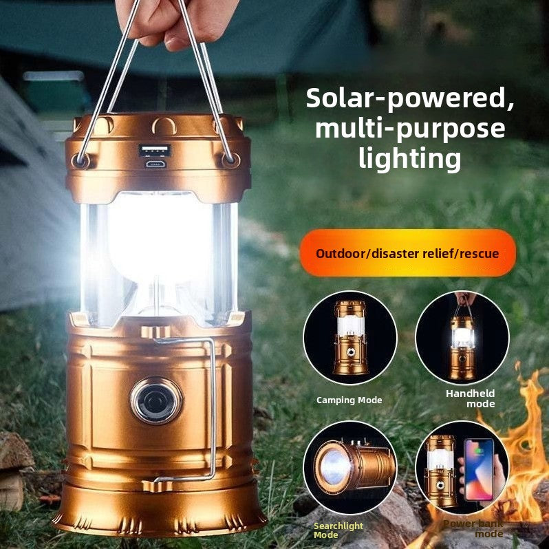 Solar Powered Multifunction Camping Lantern