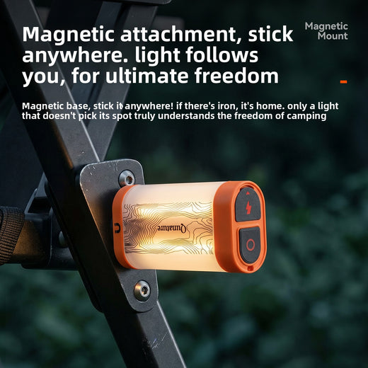 Portable Magnetic Camping Lantern with Adjustable Brightness