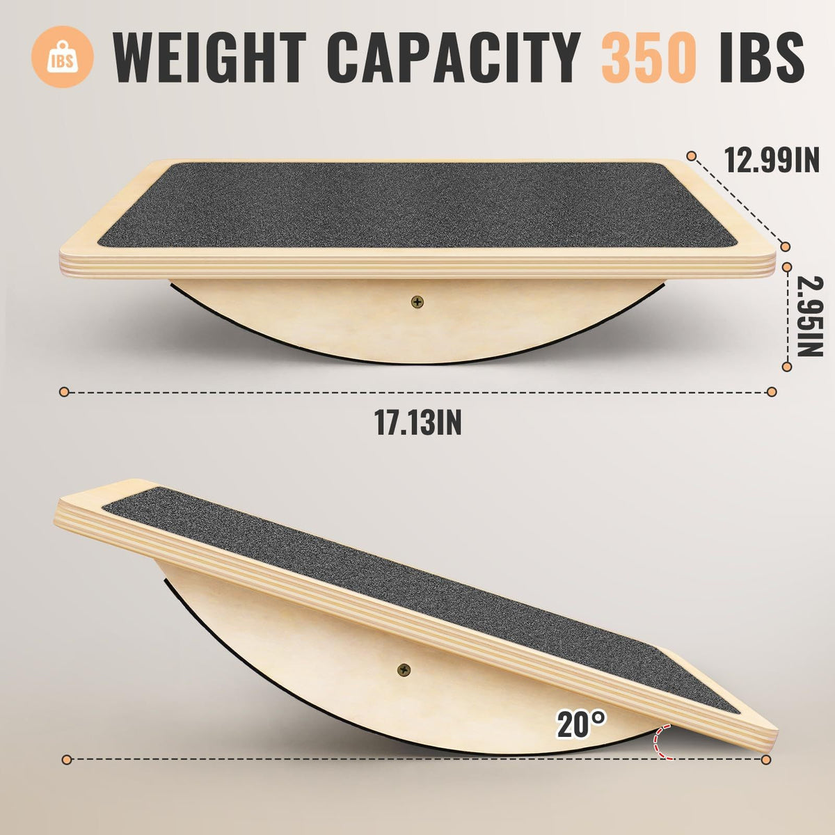 Balance Board for Fitness and Yoga Training