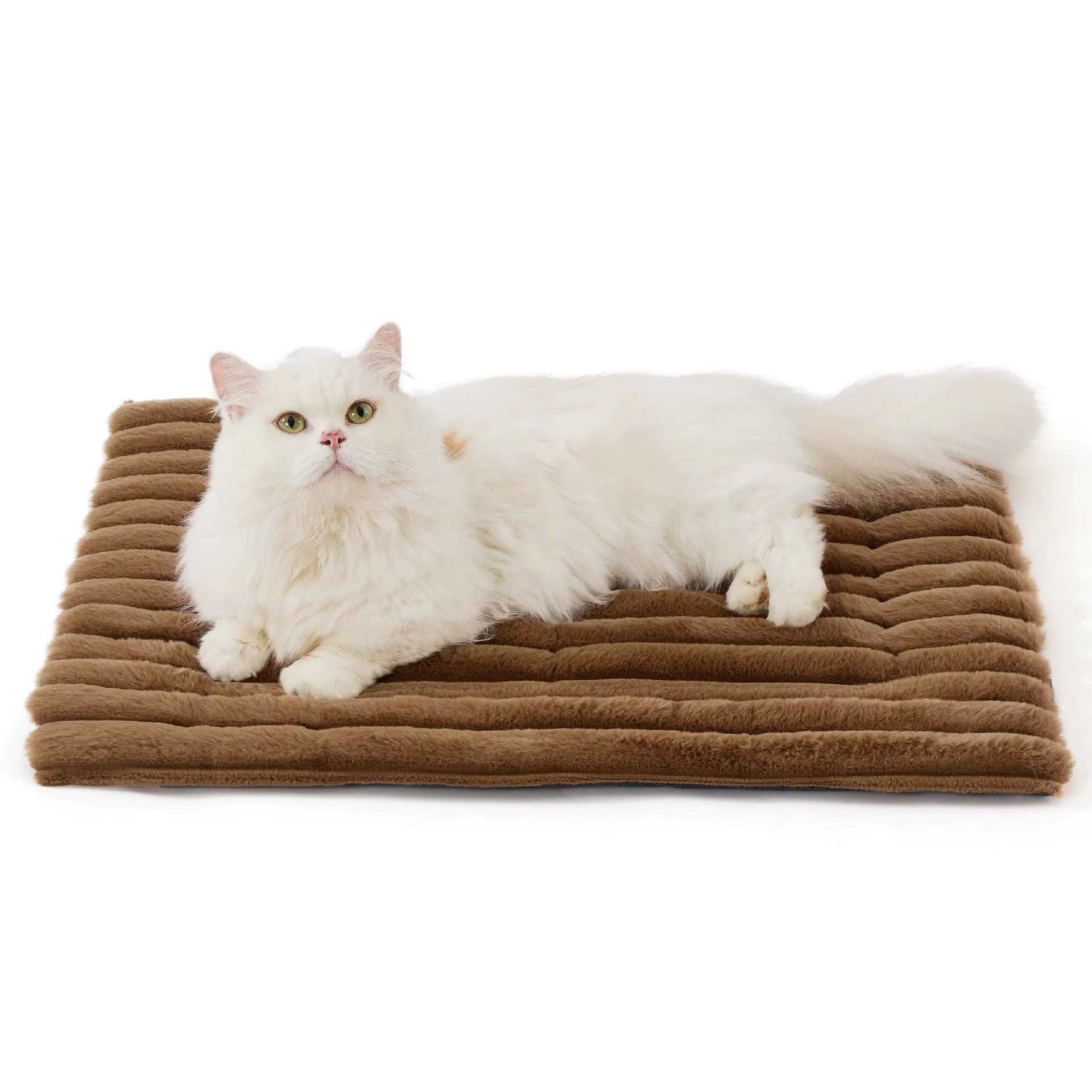 Self Warming Cat Mat for Small Cat, Self Heating Dog Crate Pad Thermal Extra Warm Puppy Mat Indoor & Outdoor Non-Slip & Washable