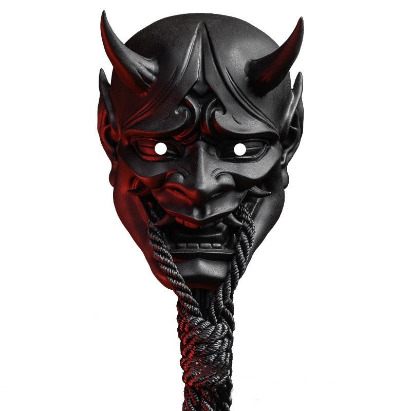 Japanese Prajna Resin/Latex Halloween Mask