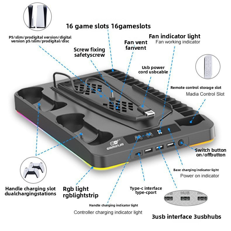 PS5/slim/pro thermal base