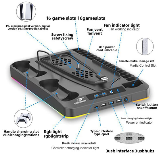 PS5/slim/pro thermal base Gaming Electronics product image 4