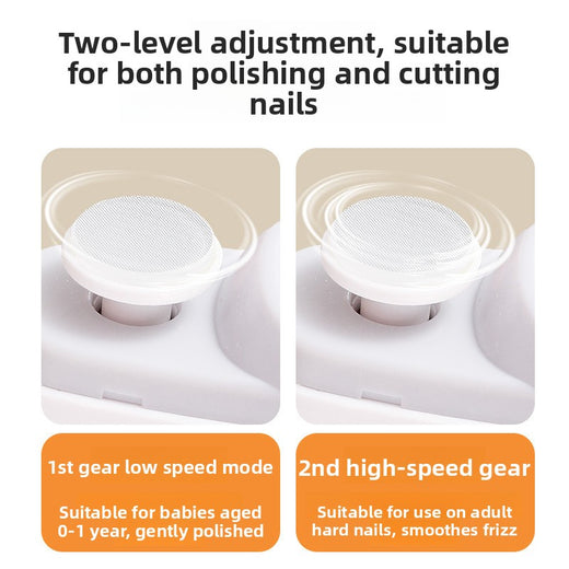 Rechargeable Electric Nail Grinder with Polisher