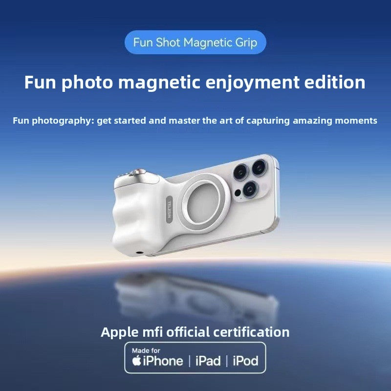 Magnetic Phone Grip with Bluetooth Remote Control