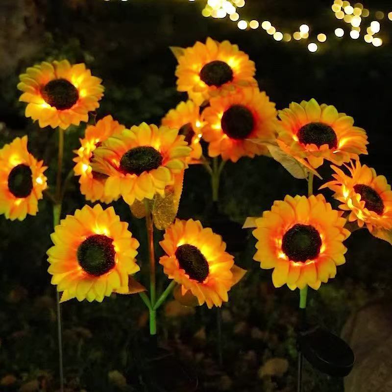 Solar Powered Flower LED Garden Light
