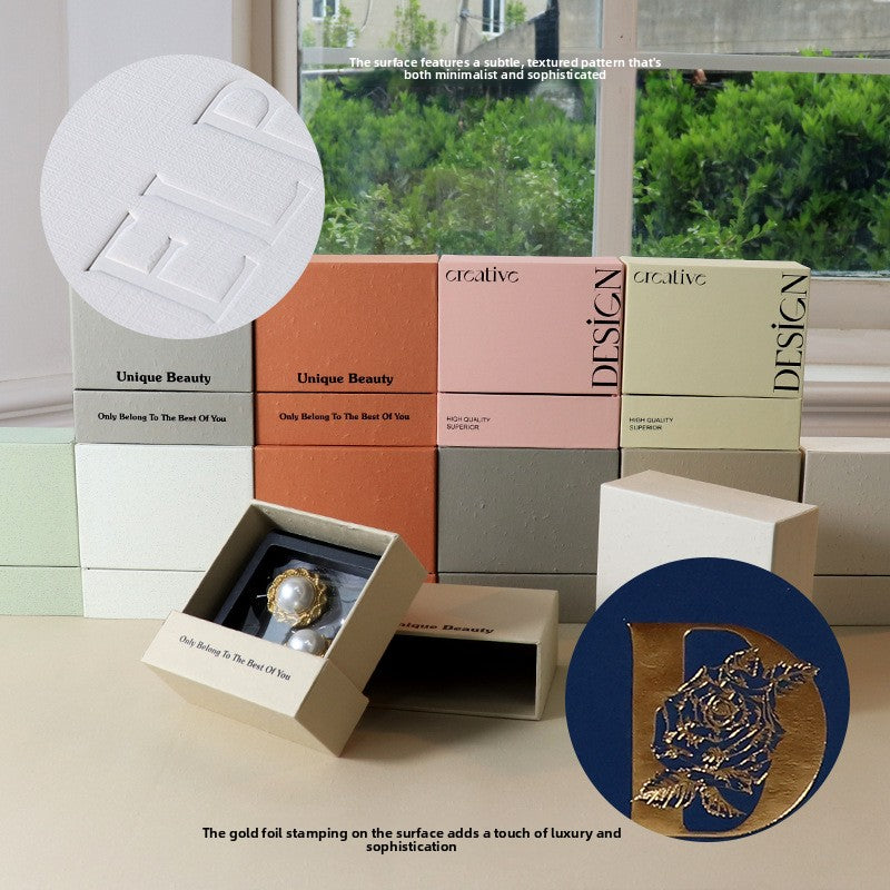 Jewelry Box with Anti-Oxidation PE Film Suspension Display