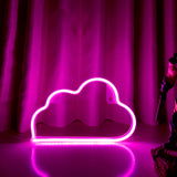 LED Cloud Neon Light Sign for Home Party Decoration