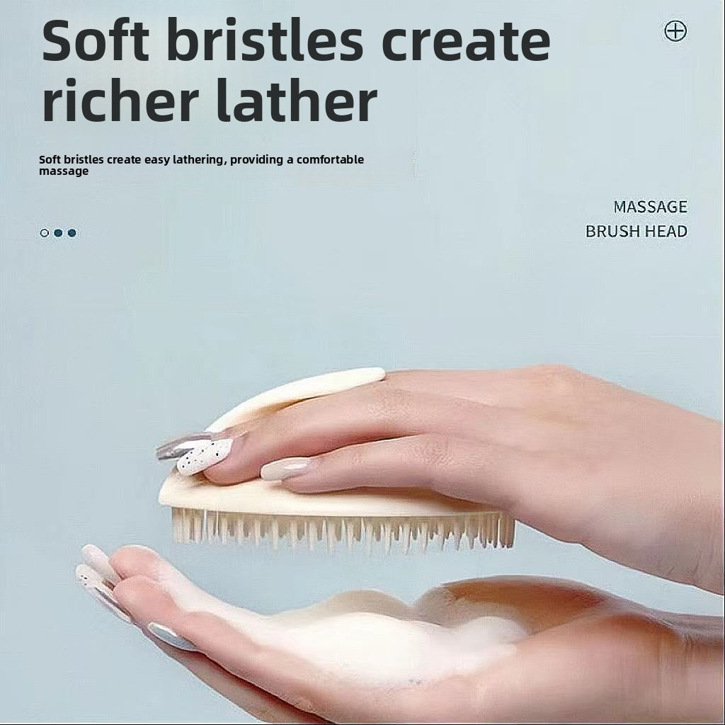 Silicone Scalp Massage Shampoo Brush