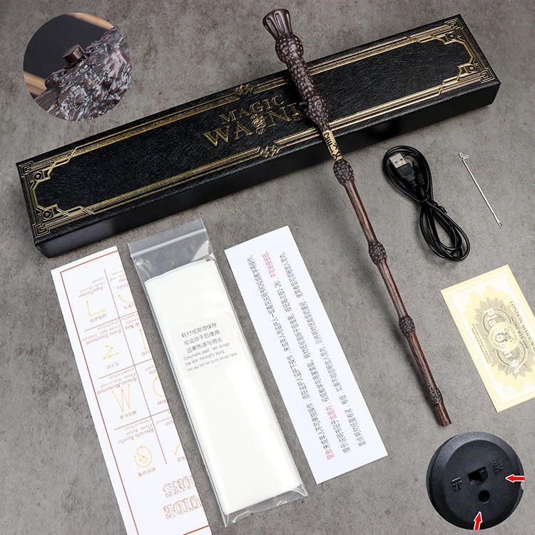 Resin Flame Fireball Magic Wand for Cosplay