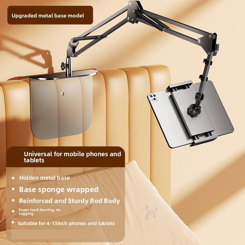 Hidden bedside phone holder