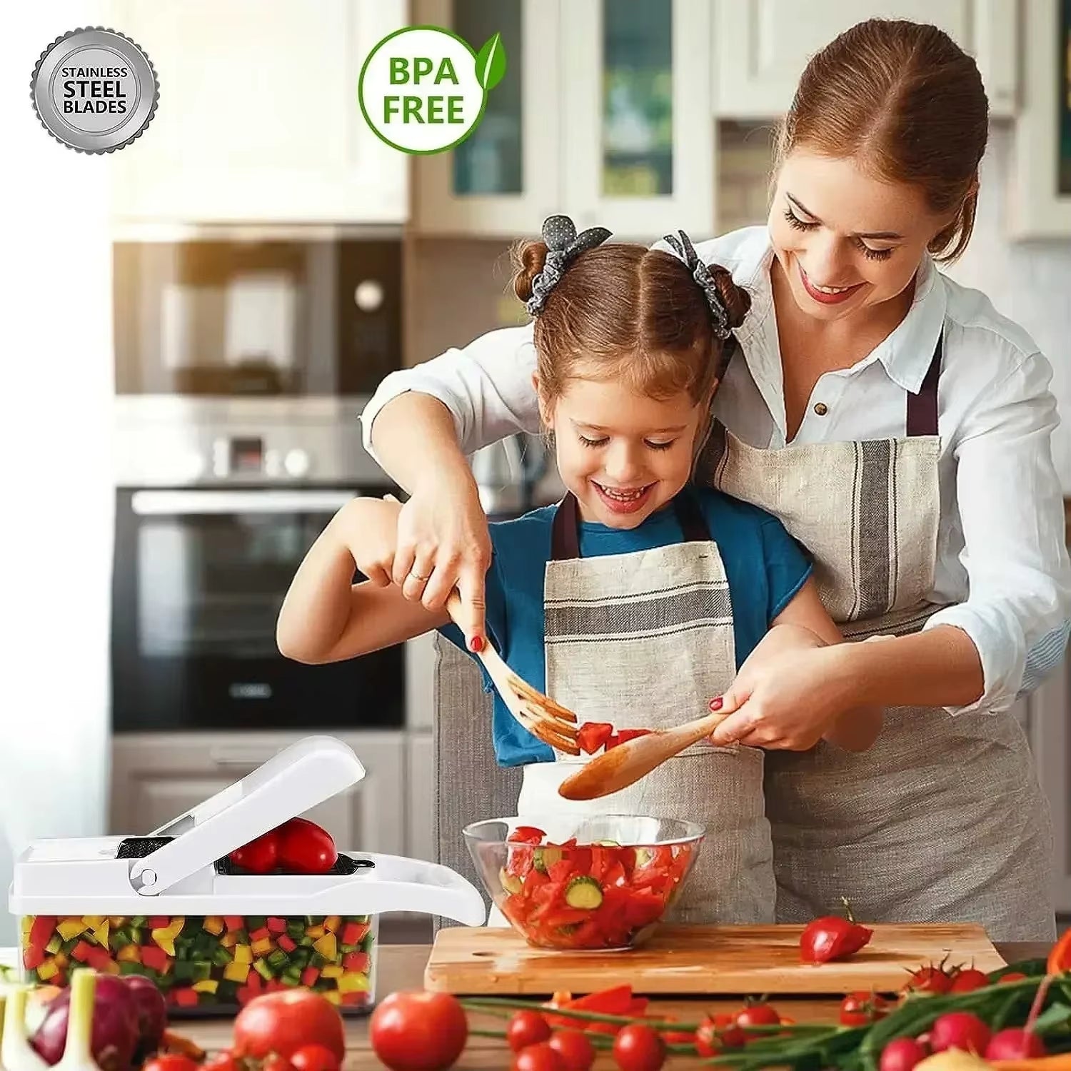 12 in 1 Multifunctional Vegetable Cutter Food Chopper Potato Slicer Carrot Grater Onion Shredder Salad Cutter Kitchen Gadgets