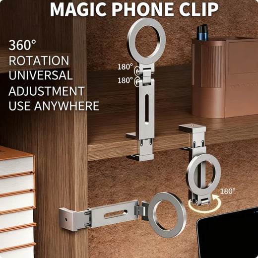 Portable magnetic phone stand N52 magnet close-up