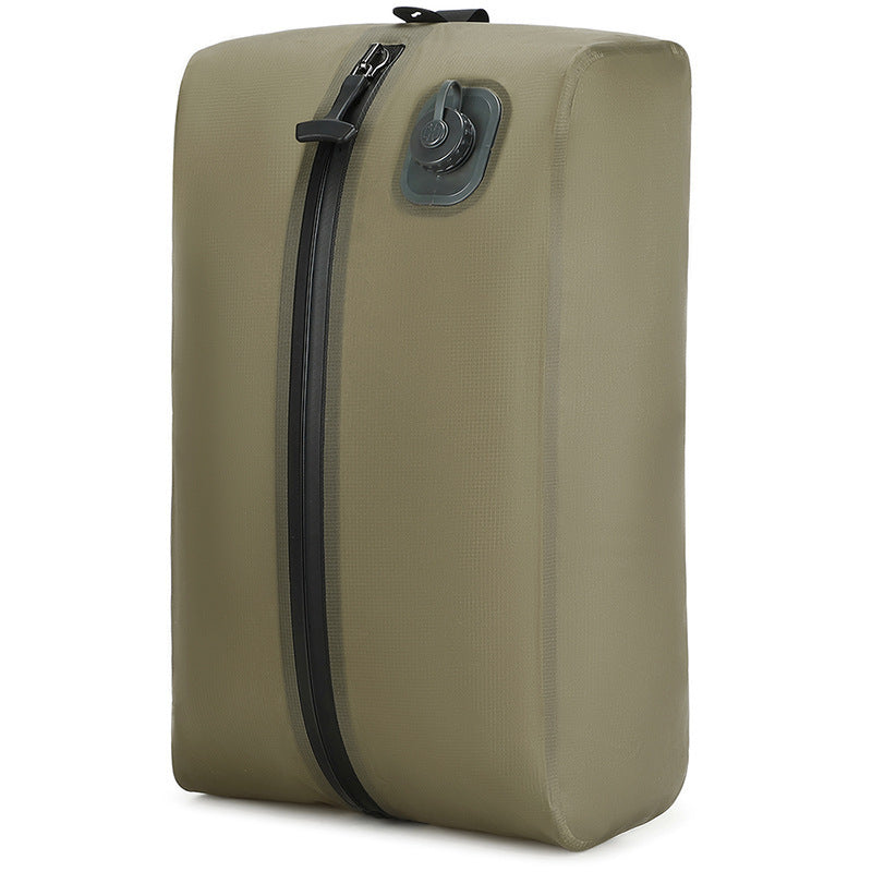 Automatic suction vacuum compression bag travel storage backpack waterproof