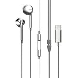 Silver Retro Wired Earphones with Digital Chip