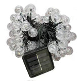 Solar-Powered LED Bubble Ball String Lights
