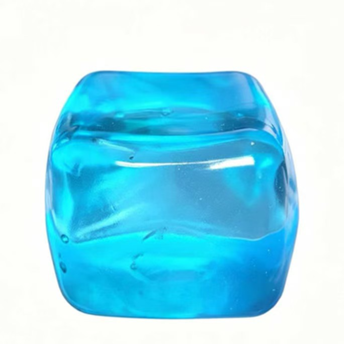 Slow rebound TPR squishy fidget toys in block and ball shapes, photo 5