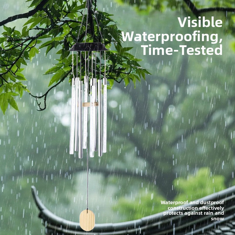 Solar Wind Chime Garden Decorative Lamp