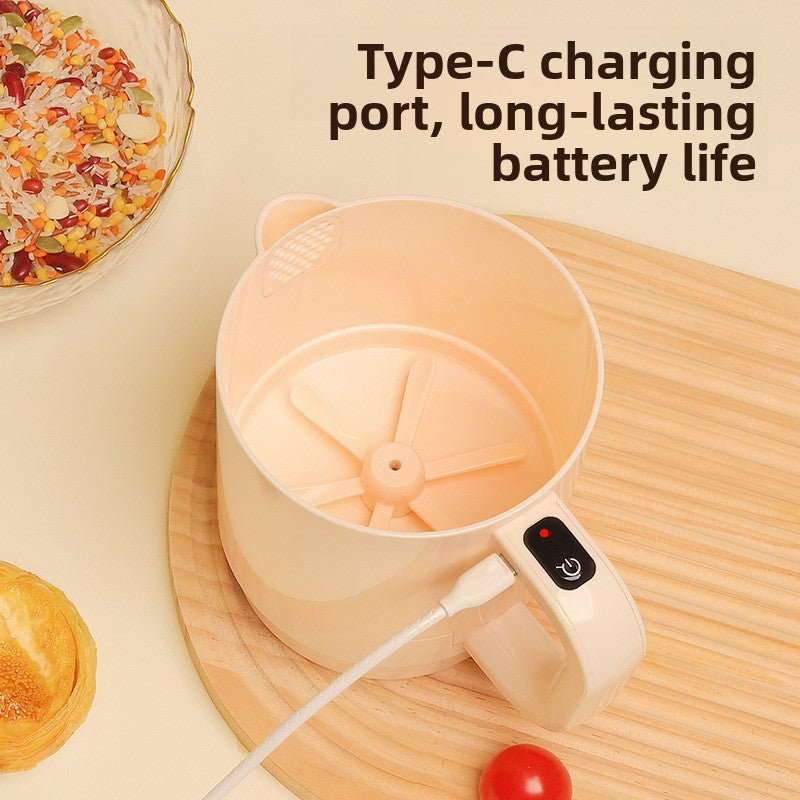 Small Multifunctional Rechargeable Egg Beater Mixer and Rice Washer
