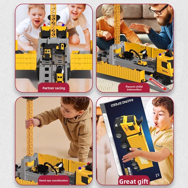 Construction Vehicle Toy Set for Children