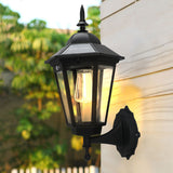 Solar Powered Outdoor Wall Light with Motion Sensor