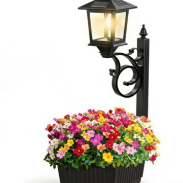 Solar Flower Pot Light Outdoor Garden Decoration Garden & Outdoor product image 2