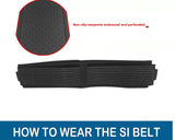 Pelvic belt with anterior tilt correction auxiliary belt