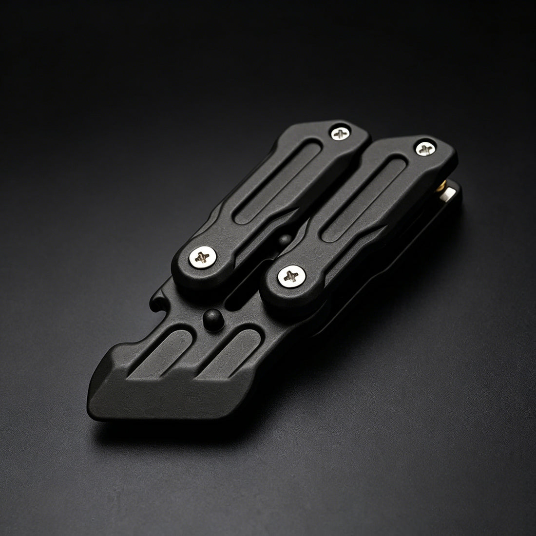Metal alloy butterfly knife fidget toy