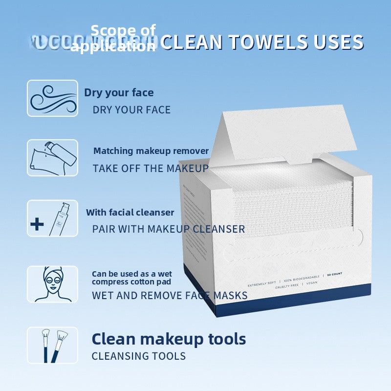 Disposable Makeup Remover Wipes Extra Thick product image 2