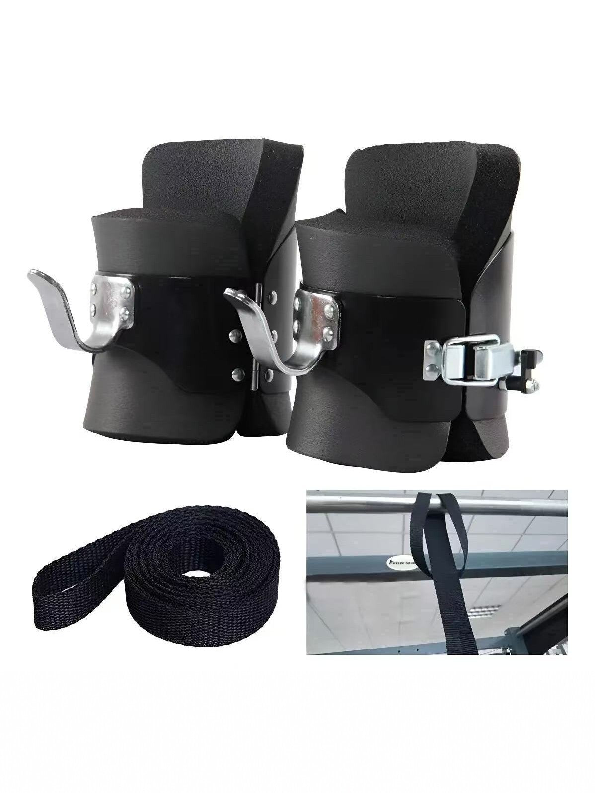 Thickened Foam and Metal Buckles for Fitness and Stretching Assistance