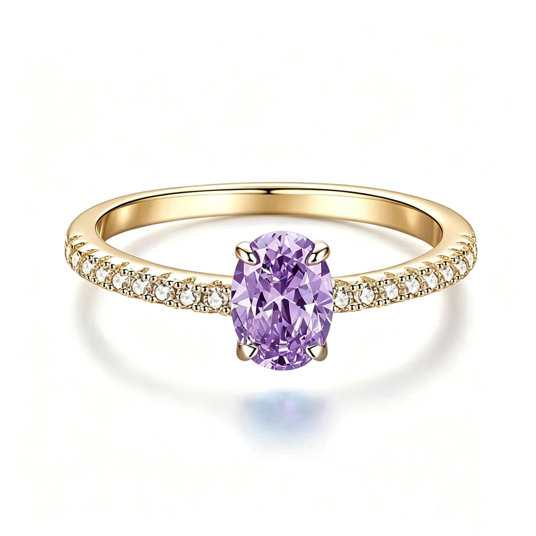 Natural Gemstone Birthstone Ring