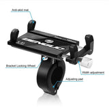 Bike phone mount anti-slip rubber grip detail