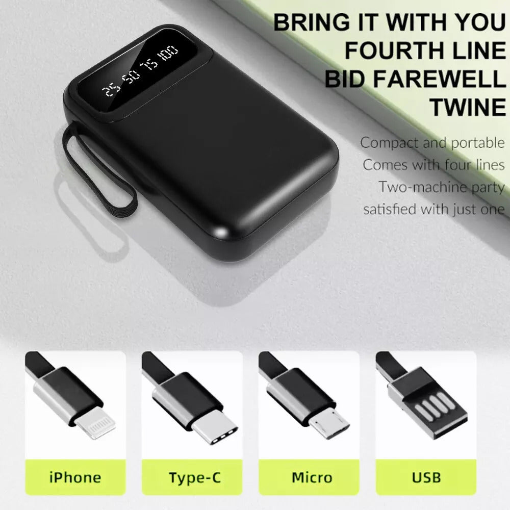 9000000mAh Power Bank Fast USB Charging External Pack