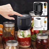 Electric Mason Jar Vacuum Sealer Kit, Cordless, for Mason Jars Wide Mouth Fermentation with Mason