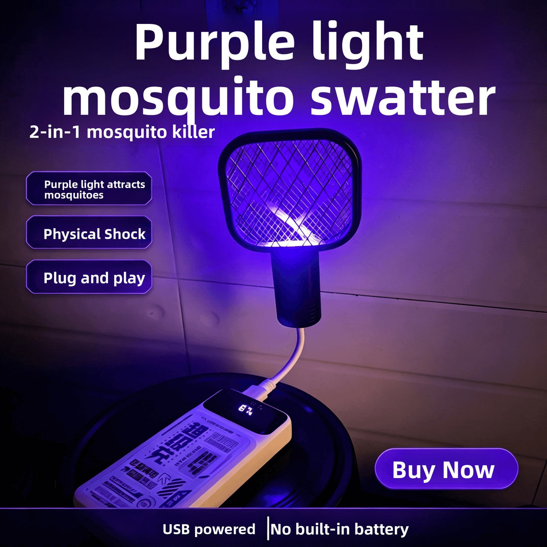 USB Powered Electric UV Mosquito Killer Lamp