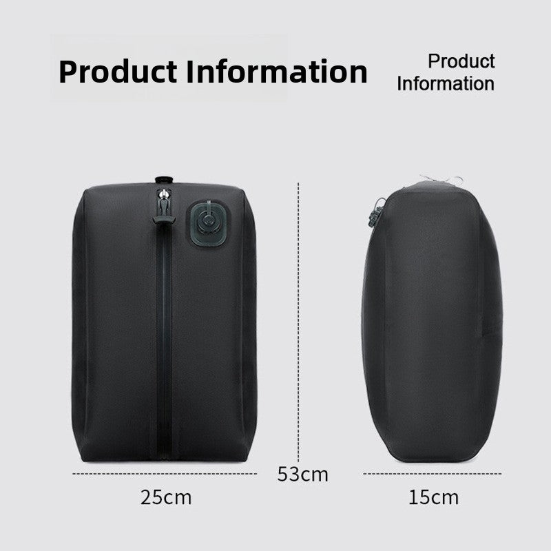 Automatic suction vacuum compression bag travel storage backpack waterproof