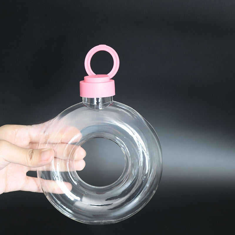 Plastic beverage bottle