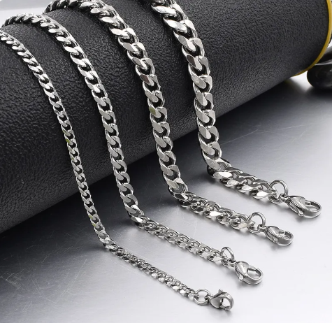 Titanium Steel Cuban Bracelet - Image 43