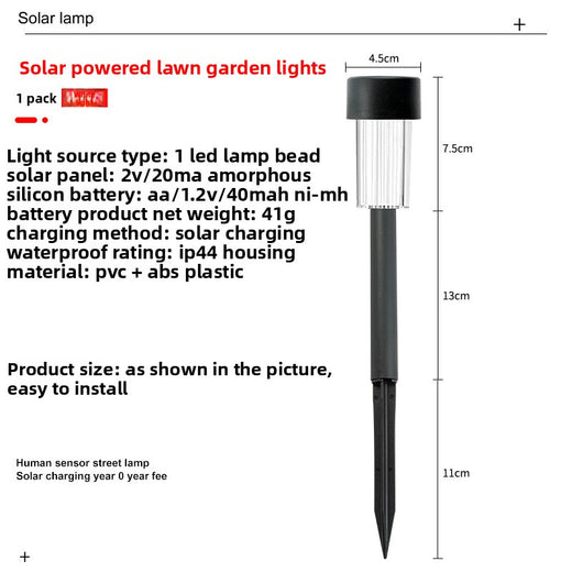 Solar Powered Outdoor Garden Light