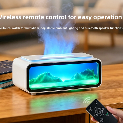 Bluetooth Humidifier with Laser Flame Effect